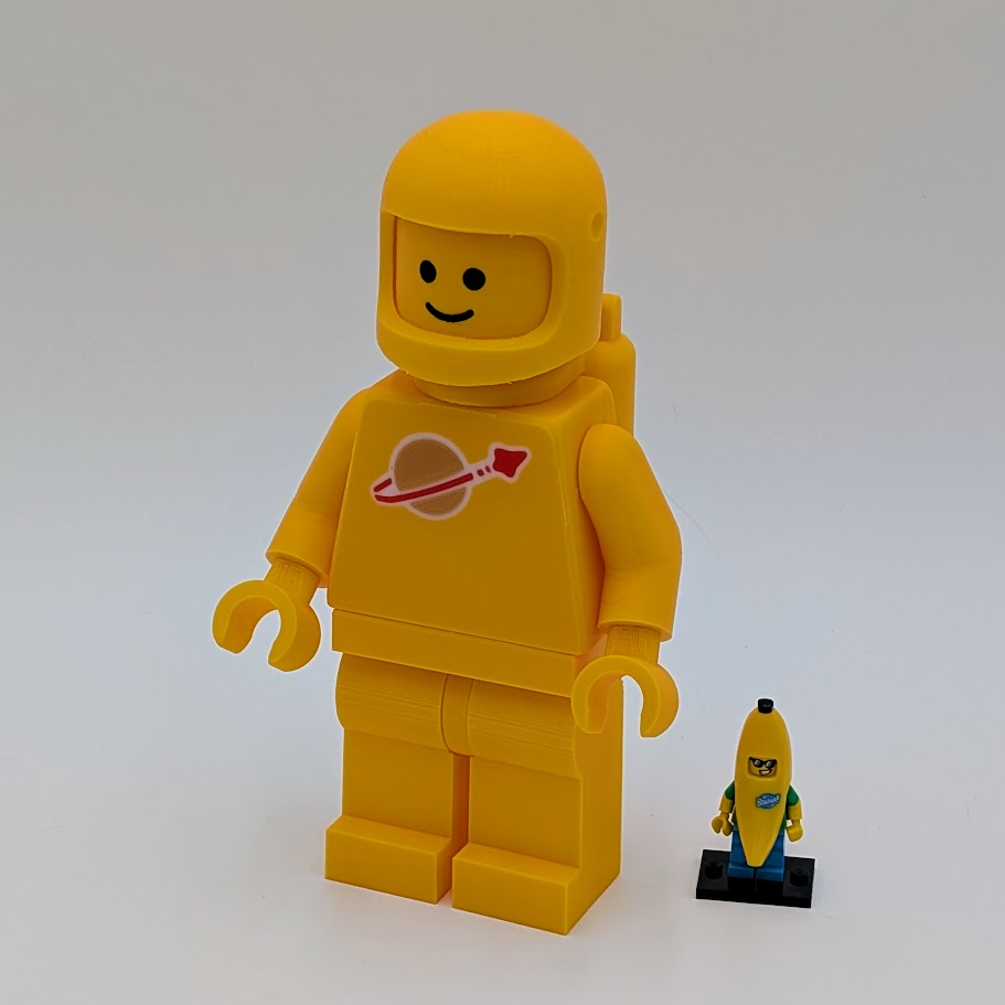 Classic Space Astronaut BrickFig (5:1 Scale Replica)