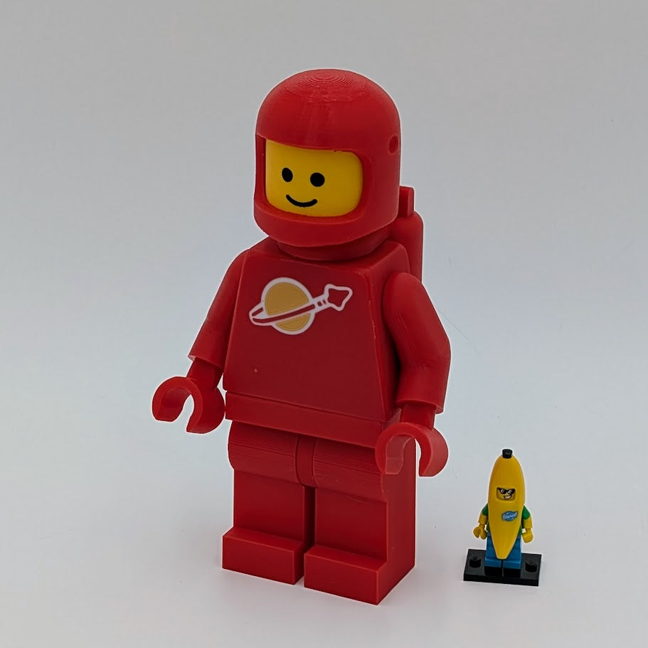 Classic Space Astronaut BrickFig (5:1 Scale Replica)