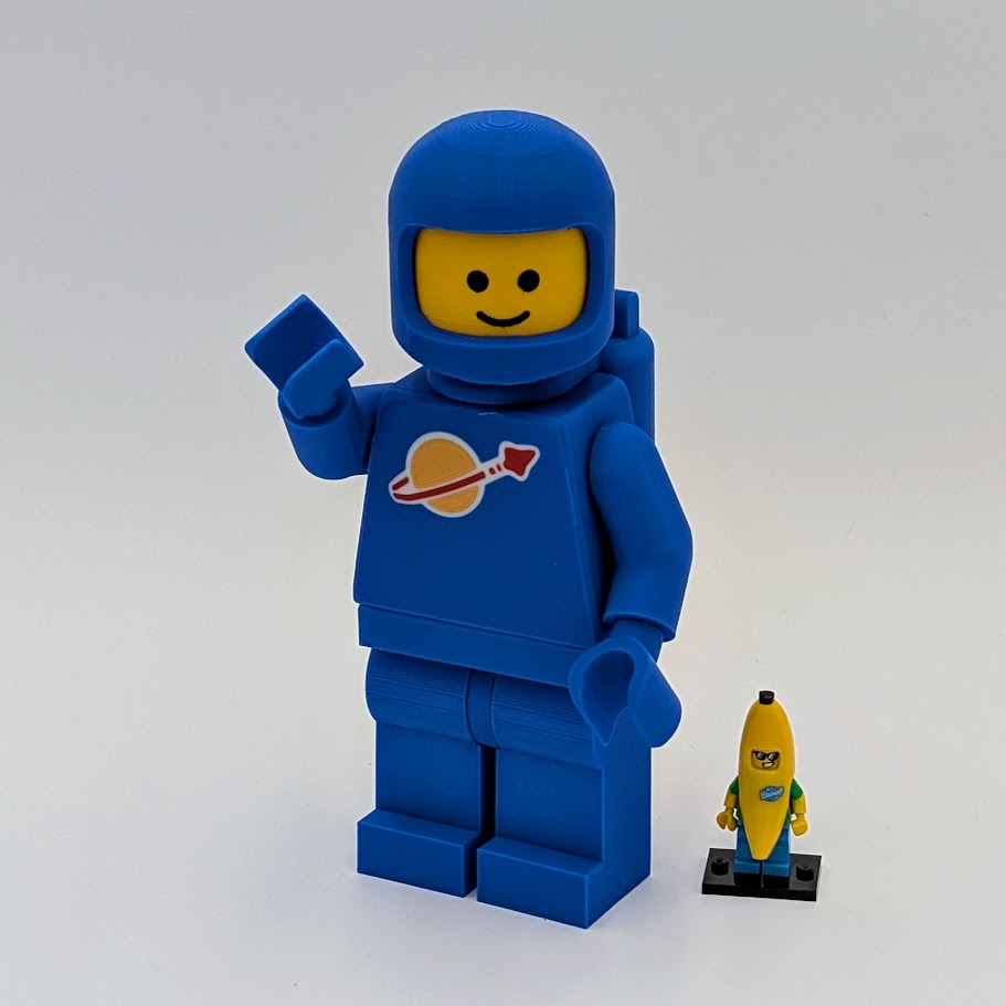 Classic Space Astronaut BrickFig (5:1 Scale Replica)