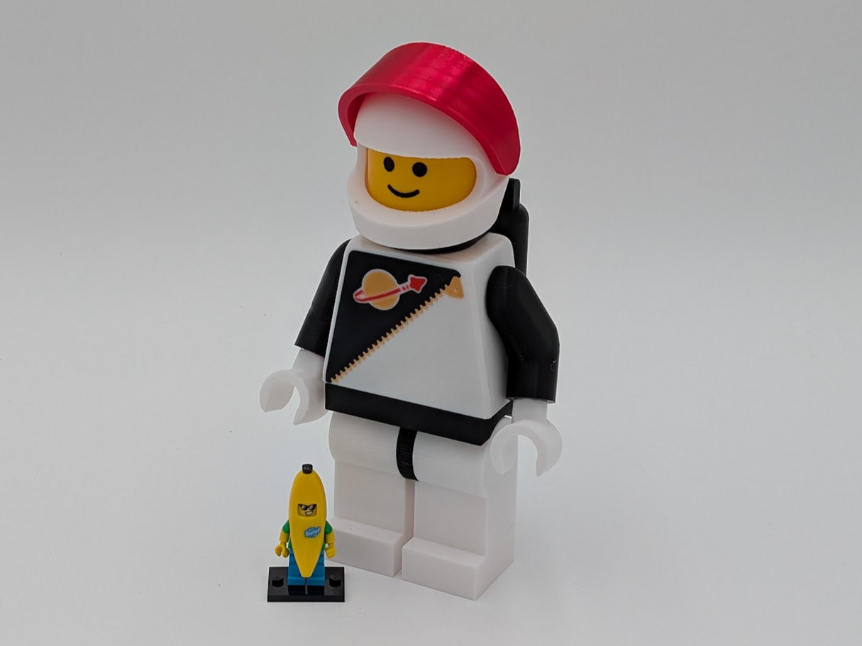 Classic Space Police BrickFig (5:1 Scale Replica)