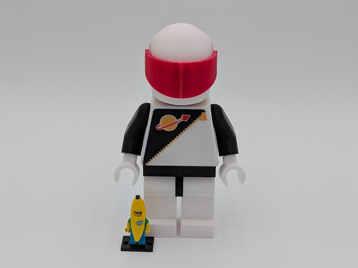 Classic Space Police BrickFig (5:1 Scale Replica)