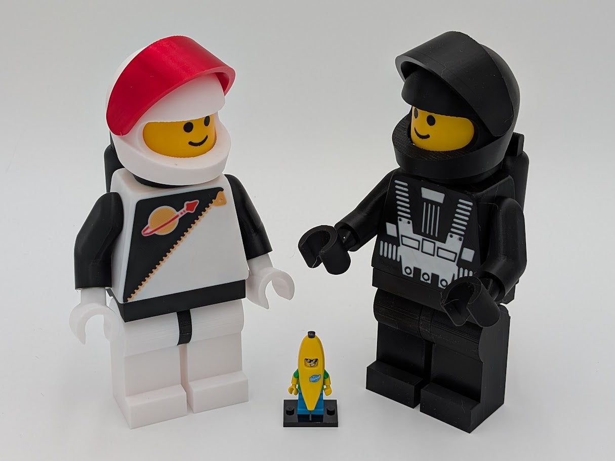 Classic Space Police BrickFig (5:1 Scale Replica)