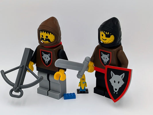 Classic Castle  Wolfpack BrickFig (5:1 Scale Replica)